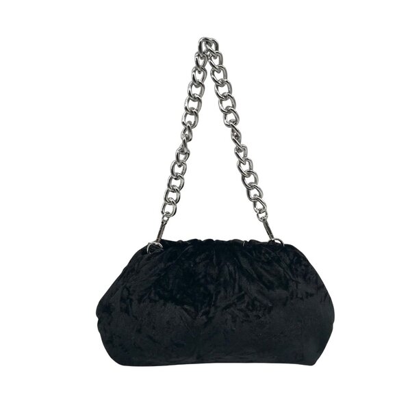 I.N.C. International Concepts KJ Black Velvet Convertible Clutch - NWT - Picture 1 of 11